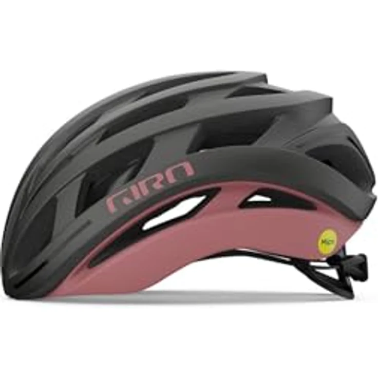 Giro Helios Spherical Helm, Fahrradhelm mit Spherical Technologie und 15 Wind Tunnel Belüftungsöffnungen, grau M – Bild 4