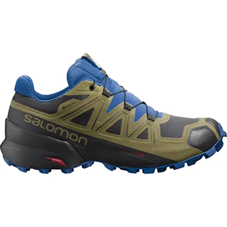 Salomon Speedcross 5 GTX, Herren Laufschuhe mit Gore-Tex-Membran, Schnellschnürung, Grün, Größe 48 – Bild 1