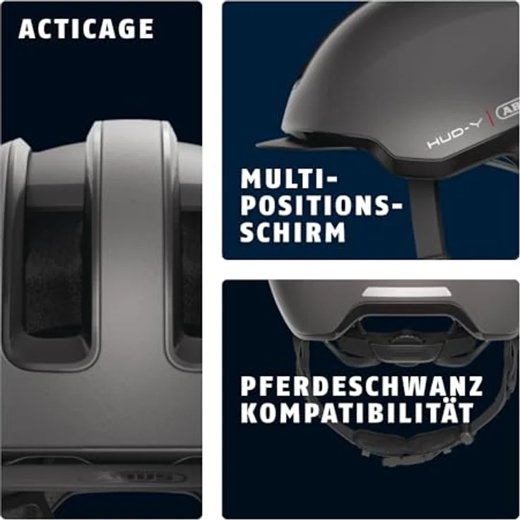 Abus HUD-Y titan matt 57 - 61 cm – Bild 4