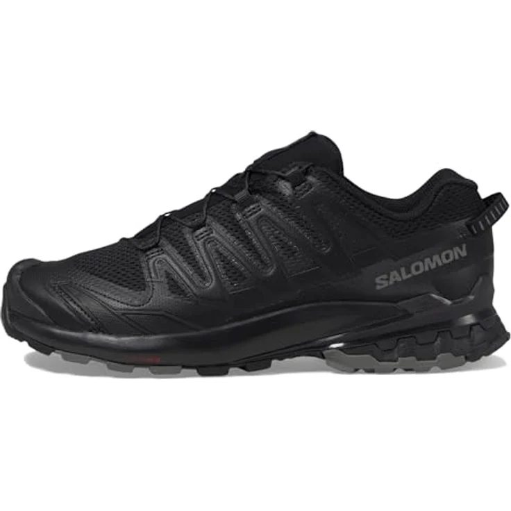 Salomon XA Pro 3D v9 Wide, Herren Laufschuhe Schwarz, Grösse 45 1/3, optimale Dämpfung und hervorragende Traktion für Trailrunning – Bild 5