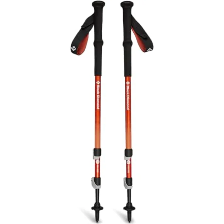 Black Diamond Trail Back - Wanderstöcke Burnt Sienna 100-140 cm – Bild 1