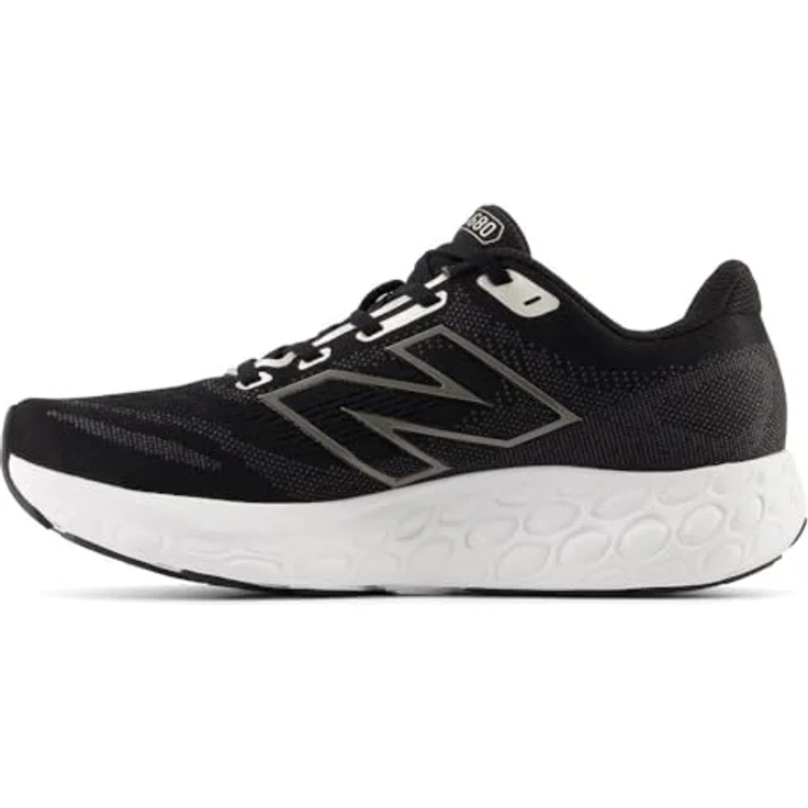 New Balance W680 Damen Laufschuhe, Dämpfungstechnologie, atmungsaktive Materialien, Schwarz, Größe 41 – Bild 2