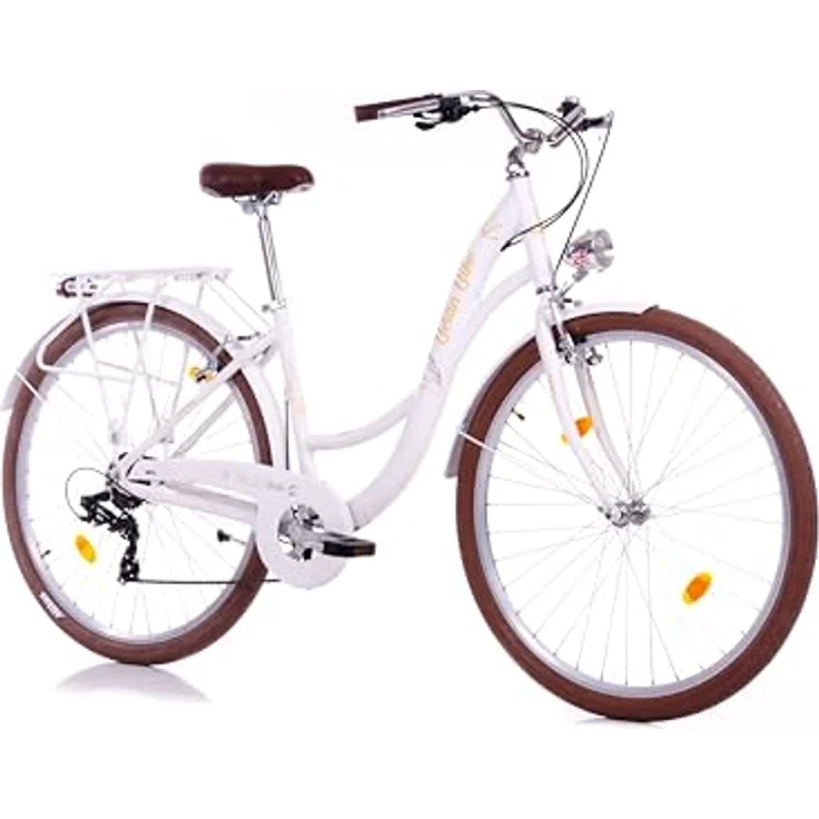BERLIN BIKE City Bike Bella 2 – 28 Zoll Damen Dutch Bike mit Shimano 7-Gang, elegantes Vintage-Design, leichter Aluminiumrahmen – Bild 2