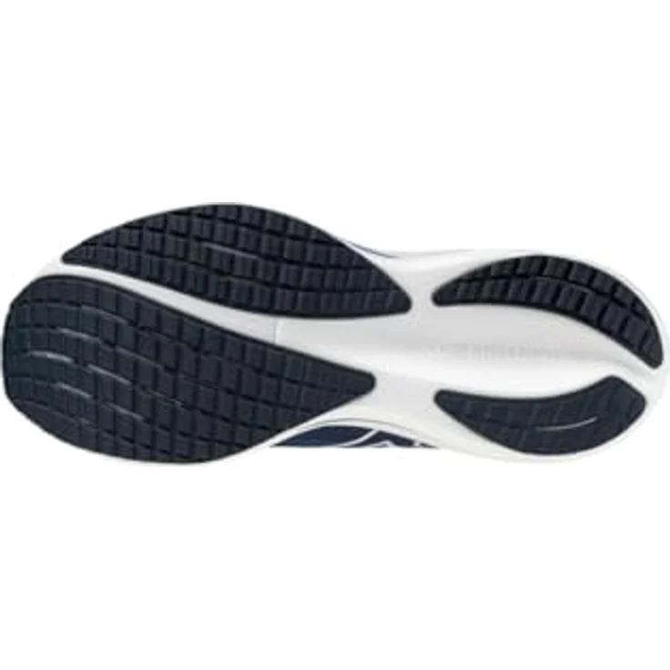 Mizuno Wave Rider 29, Unisex Laufschuhe mit MIZUNO ENERZY NXT und WAVE Struktur, 42.5, Blau, Weiss, Gelb – Bild 4