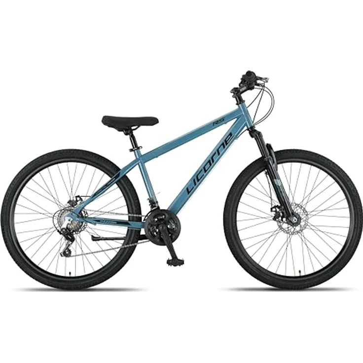 Licorne Bike Thunder Premium Mountainbike, 27.5 Zoll, Aquamarine, Discbremse, geeignet für Mädchen, Jungen, Damen und Herren – Bild 2