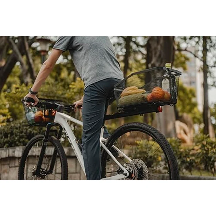 Topeak Urban Basket Rear, Velokorb mit 24 l Volumen, Multi-Mount Panel Design, kompatibel mit MTX, MIK und Racktime – Bild 3