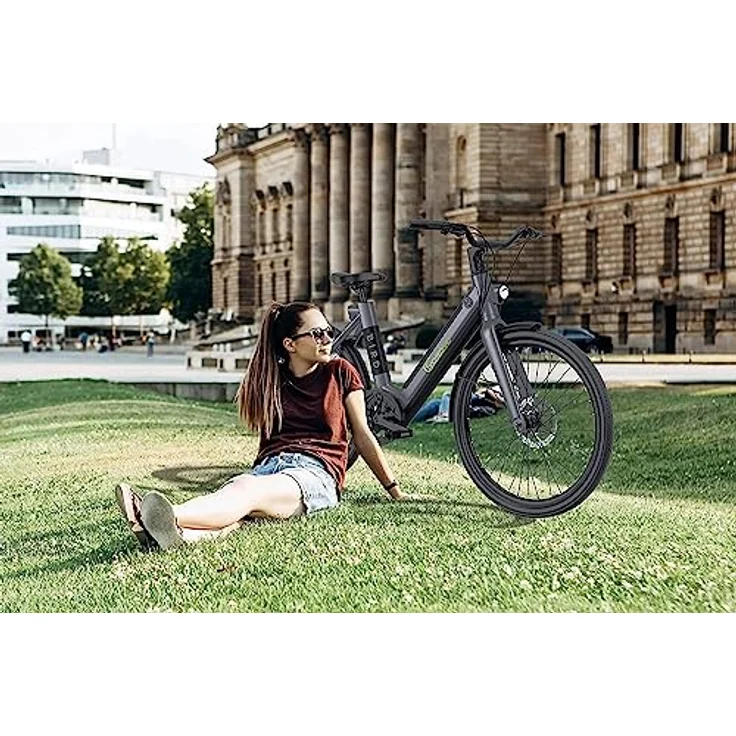 SachsenRAD xBird Urban City-Bike C6F Connect Elektrofahrrad 26 Zoll | LCD Display, Diebstahlschutz APP, LED-Leuchten | für 150-180CM, 59cm Rahmenhöhe – Bild 2