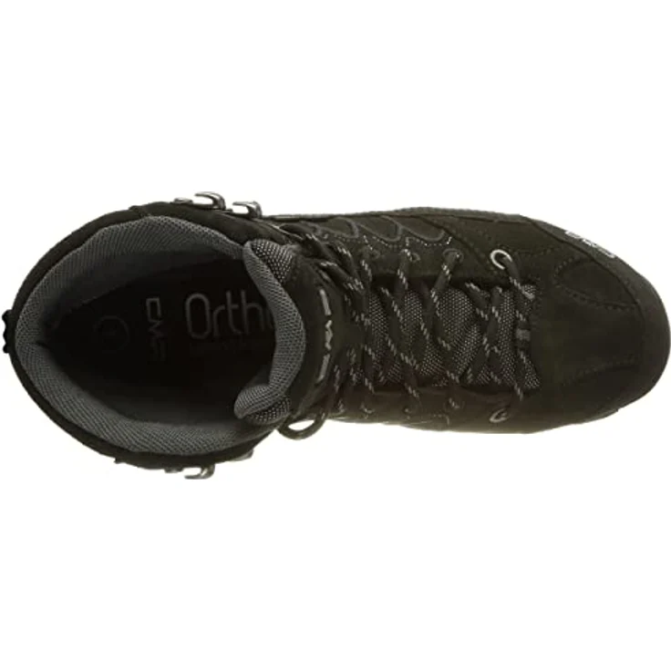 CMP Herren Trekking Schuh Moon Mid WP, Wasserfester High-top Wanderschuh aus Wildleder und beschichtetem Leder, Braun – Bild 5