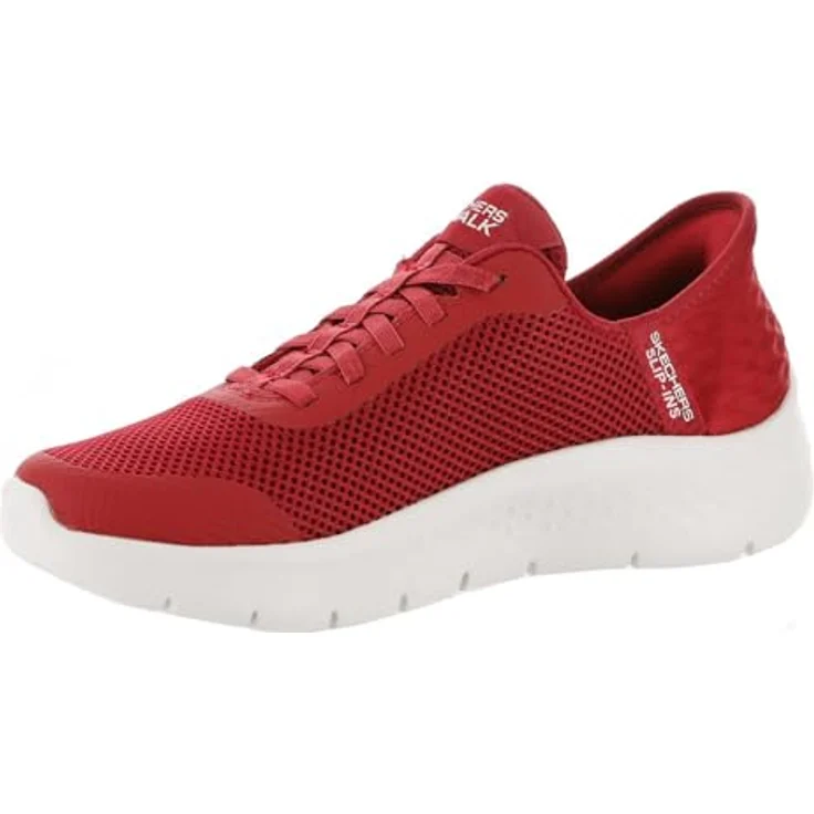Skechers GO WALK Flex Grand Entry, Damen Slip-ins Sneaker für maximalen Komfort, rot – Bild 4