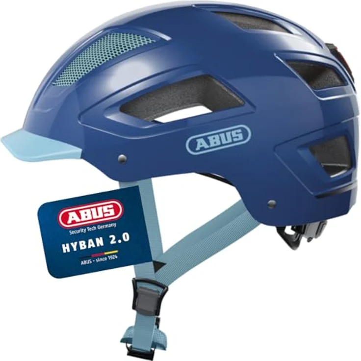 Abus Hyban 2. 0 Fahrradhelm - Blau 56 - 61 cm – Bild 2