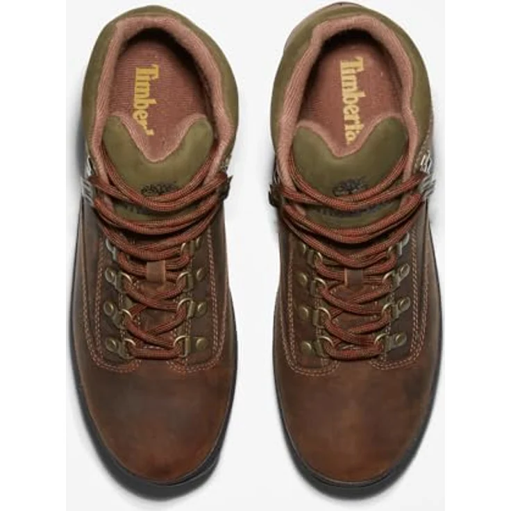 Timberland Euro Hiker F/L, Wanderschuh aus flexiblem Leder mit hohem Schaft für optimalen Halt, schwarz – Bild 5