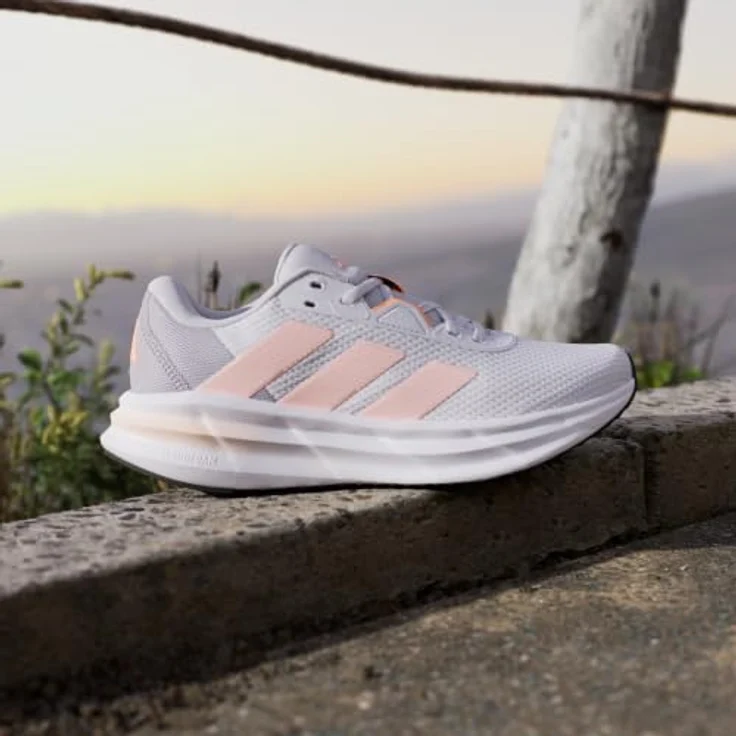 Adidas Galaxy 7 W, Damen Laufschuhe mit Cloudfoam Zwischensohle, Grey/Orange, Schuhgröße 42 EU – Bild 3