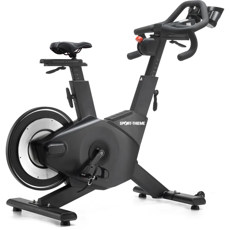 Sport-Thieme Indoor Bike "IB800", Ergometer mit Bluetooth-Schnittstelle, Schwarz