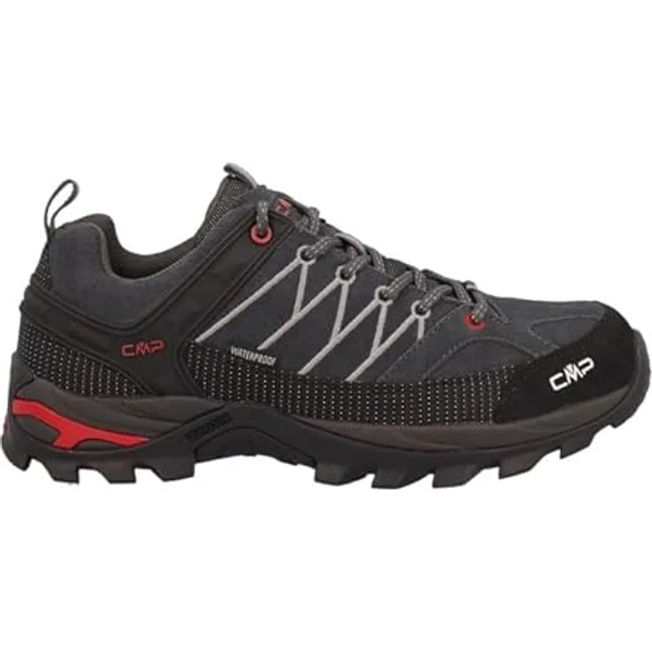 CMP Campagnolo Rigel Low, Herren Wanderschuhe, Wasserdicht, Atmungsaktiv, Griffige Sohle, Braun, Größe 45 – Bild 6