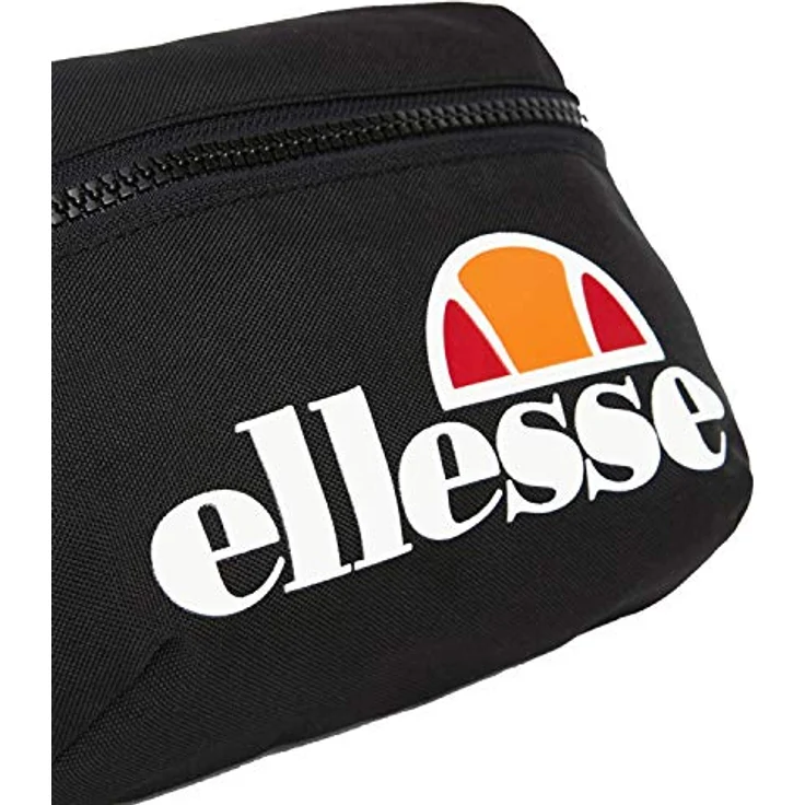 Ellesse Unisex Rosca Tasche, Schwarz, Laufgürtel mit Reißverschluss und verstellbarem Riemen, 1,4 l – Bild 3