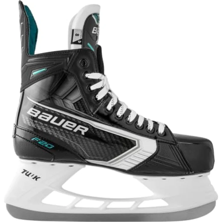 Bauer Supreme F20 INT Eishockey Schlittschuhe, D | Flexibles Digi Comp-Oberteil, klassische Schnürkonstruktion, EU 39 (5,5) – Bild 2