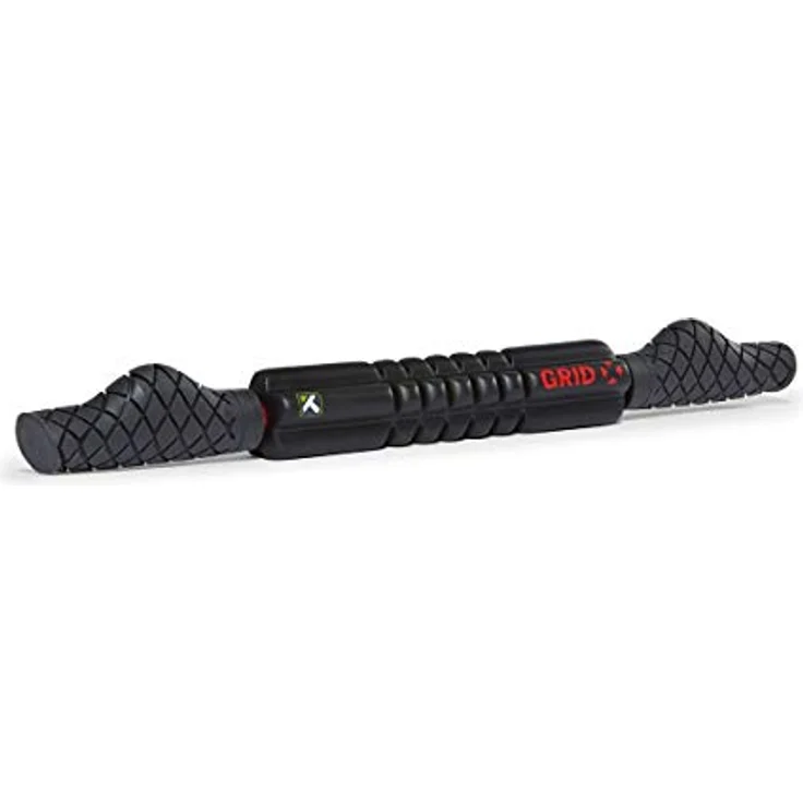 Trigger Point GRID STK X, Handheld Massage Roller mit GRID Oberfläche und AcuGRIP Griffen, Schwarz – Bild 5