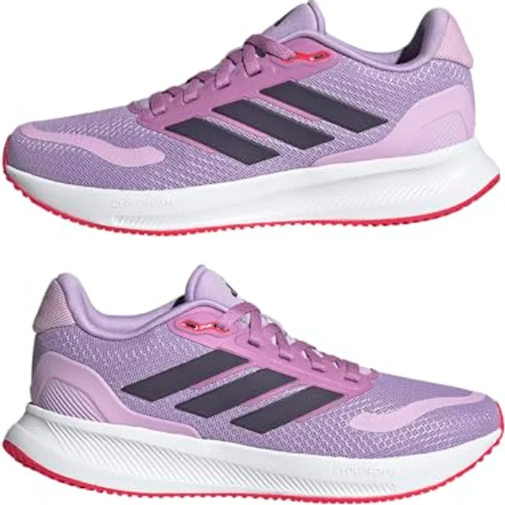 adidas RUNFALCON 5 J, Laufschuhe mit Cloudfoam Zwischensohle und Textilobermaterial, Violett – Bild 6