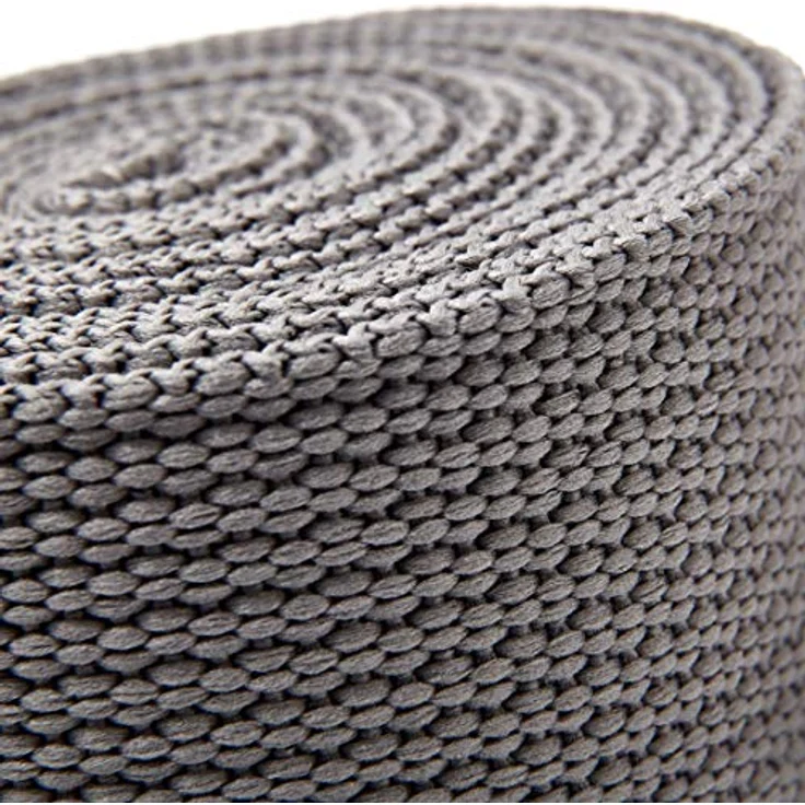 Adidas Yoga Gurt, grau, rutschfest mit robuster Metall-D-Schnalle zur Verbesserung von Beweglichkeit und Flexibilität – Bild 5
