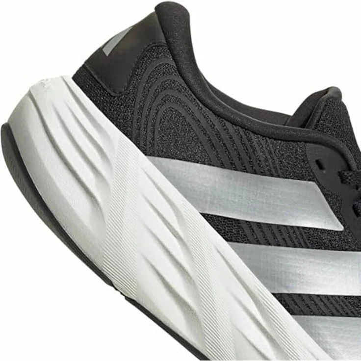adidas Galaxy 8 W Cloudfoam Laufschuh, cblack/msilve/carbon, Größe: 8, leichte Dämpfung und atmungsaktives Obermaterial – Bild 4