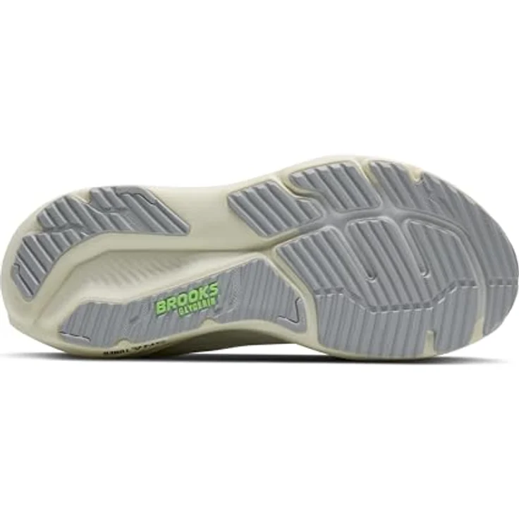 Brooks Glycerin 23, Neutrale Laufschuhe mit DNA Tuned-Dämpfung, Grey/Green/Black, Größe 45.5 – Bild 3