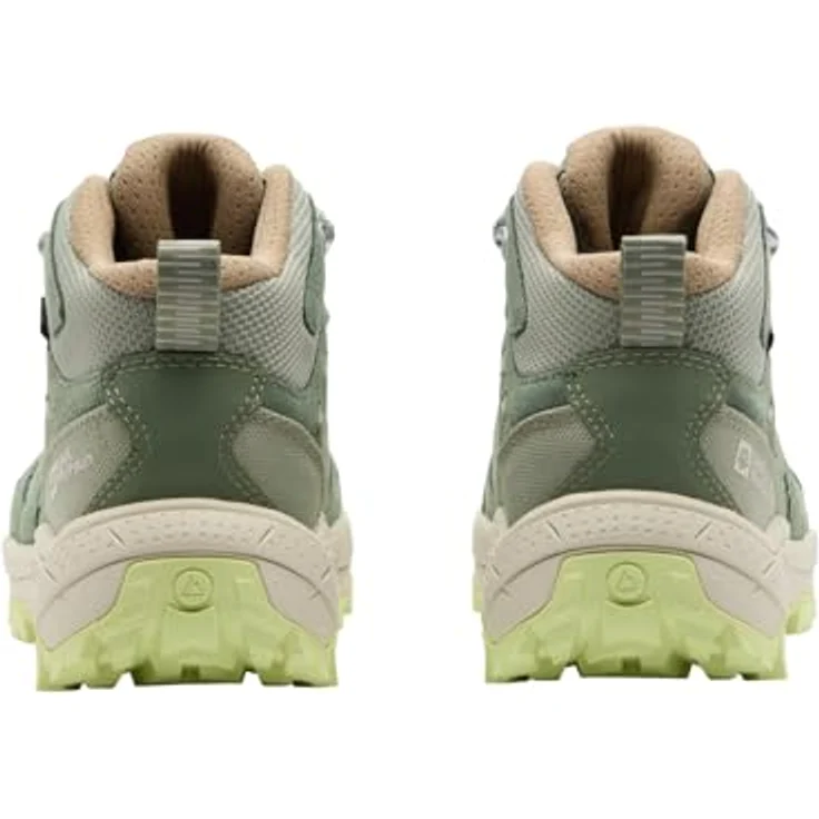 Jack Wolfskin Vojo Tour Texapore Mid W, Damen Wanderschuhe mit wasserdichtem Wetterschutz, Grün, Größe 37 – Bild 4