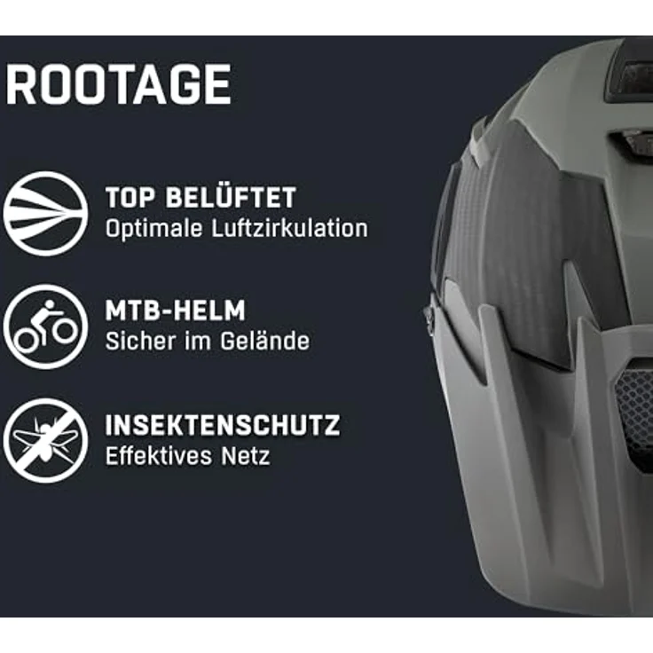 Alpina Rootage Fahrradhelm 2021 52-57 cm – Bild 3