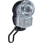 BÜCHEL Fahrradlicht Vorne Dynamo I 25 LUX I mit Schalter und Frontreflektor I StVZO zugelassen