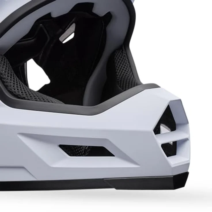 Bell Sanction 2, Downhillhelm mit ventilierter DH Air-Polsterung und 14 Belüftungsöffnungen, Weiß L – Bild 8