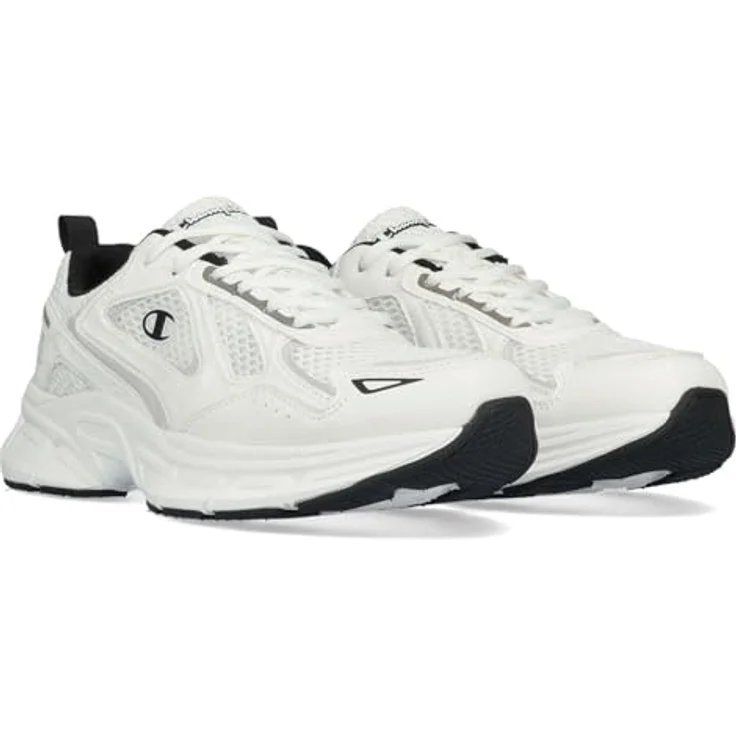 Champion RT25 Mesh, Laufschuhe mit Dämpfungseigenschaften, Low-Cut, Weiß/Silber/Nero, Größe EU 44,5 – Bild 6