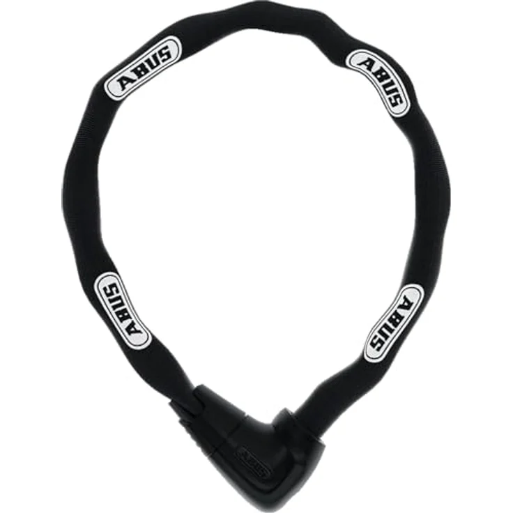 Abus Steel-O-Chain™ XPlus™ 9808K/170, schwarzes Fahrradschloss aus Stahl mit hoher Sicherheit – Bild 2