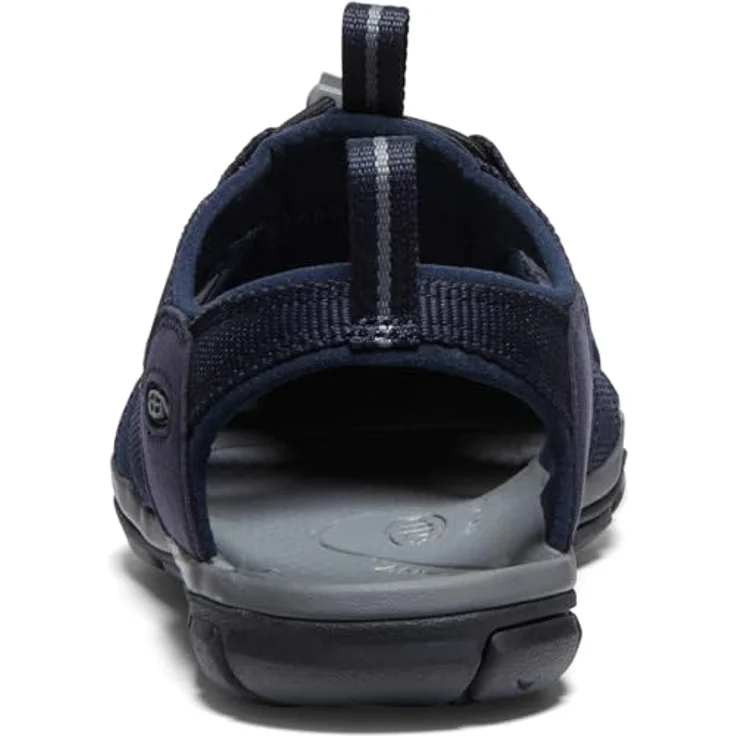 KEEN Clearwater Damen Wandersandalen, waschbares Polyestergewebe, Schnellzugschnürsystem, Sky Captain/Black, Größe 40.5 – Bild 7