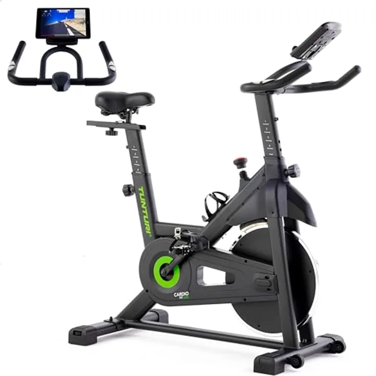 Tunturi Cardio Fit S20 Sprinter Bike - Indoor-Fahrradtrainer mit Bluetooth und manuellem Widerstand, schwarz - Preisvergleich