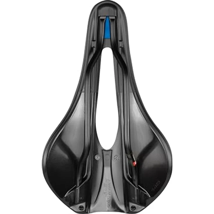 Selle Italia Novus Boost EVO Gravel TM Superflow, Gravel-Fahrradsattel mit extra Polsterung, Superflow Aussparung, Mangan Rahmen – Größe L3, Schwarz – Bild 5