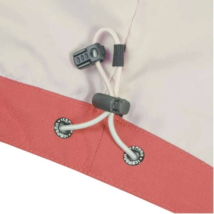 Icepeak Wanderjacke Bandera, wasserdicht und atmungsaktiv mit Kapuze, rosa, Größe 46 – Bild 5