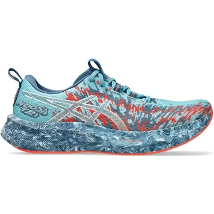ASICS Performance Noosa Tri 16, Herren Laufschuhe, atmungsaktives Mesh-Obermaterial, gute Bodenhaftung, Gelb-Blau, Größe 44 – Bild 1