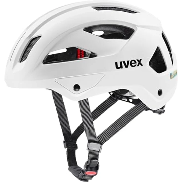Uvex Stride, robuster Fahrradhelm für Damen und Herren, individuelle Größenanpassung, White matt, 59-61 cm – Bild 1