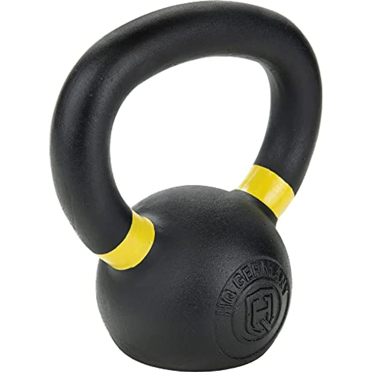 HQ Germany® Powdercoat Kettlebell | Vollguss | 4-32kg | Starter-Sets | ±2,0% Gewichtstoleranz, Gewicht:04KG – Bild 1