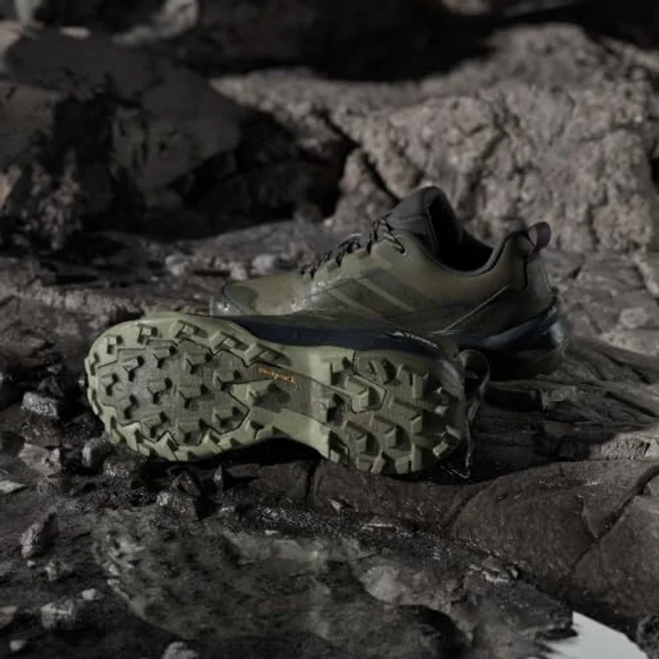 Adidas TERREX Skychaser AX5 Gore-Tex Damen Outdoorschuh, olive strata/night cargo/tent green, mit LIGHTMOTION EVA-Zwischensohle und Continental Gummiaußensohle – Bild 8