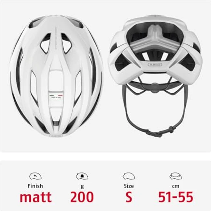 Abus StormChaser Ace, Velohelm für Erwachsene (51 - 55 cm) mit optimierter Belüftung und höhenverstellbarem Verstellsystem – Bild 3