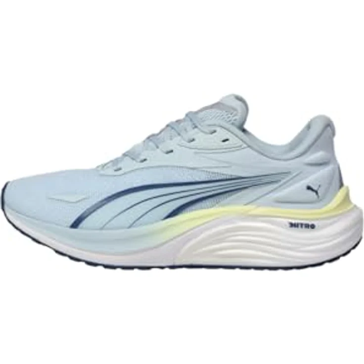 PUMA Electrify NITRO 4 Wns Laufschuhe Damen, reaktionsfreudige Dämpfung mit NITROFOAM™ & PROFOAMLITE, blau Sea Glass Dark Indigo Gray, Schuhgröße 38.5 EU – Bild 2
