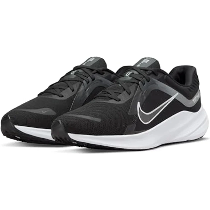 Nike Quest 5, Neutraler Laufschuh mit Dämpfung, Black Smoke Grey/Dark Smoke Grey/White, EU 38.5 – Bild 3