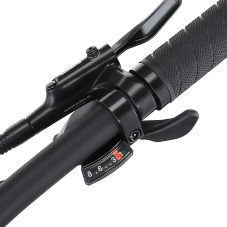 FISCHER E-Bike MONTIS MOVE 01, 29 Zoll, Rahmenhöhe 48 cm, 474 Wh Akku, Heckmotor, SHIMANO 8-Gang Kettenschaltung, grün – Bild 7