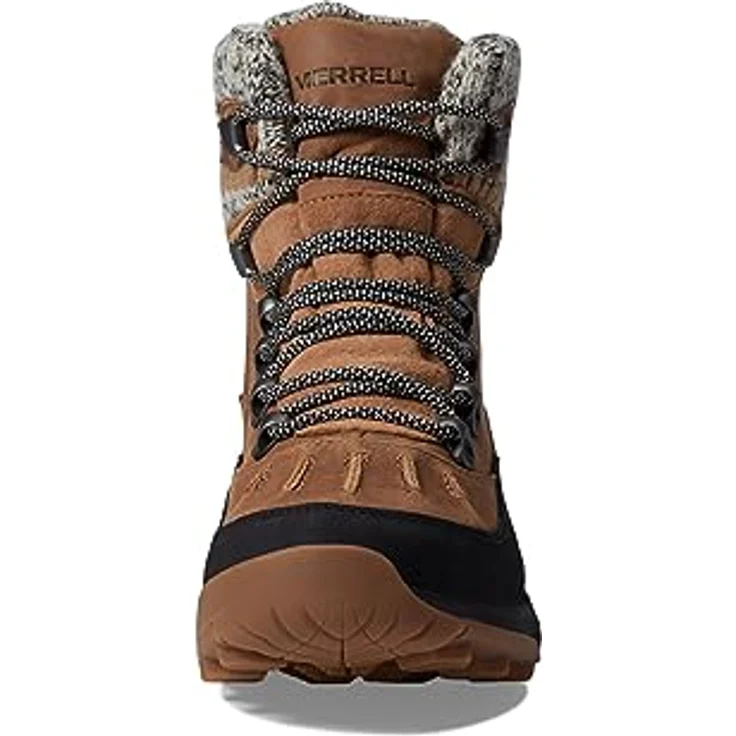 Merrell Siren 4 Thermo Mid Zip Wp, Damen Wanderschuhe mit 200g Isolierung, wasserdicht, Braun – Bild 3
