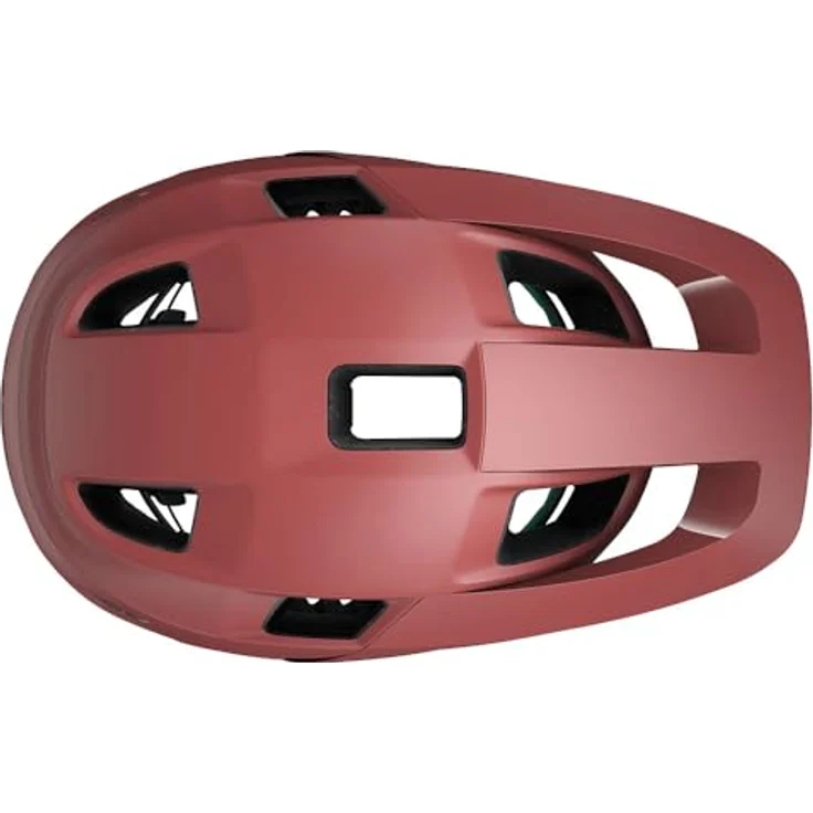 Lazer Fahrradhelm Lupo KinetiCore, Trailhelm mit integriertem Visier und optimierter Belüftung, Matte Maroon – Bild 5