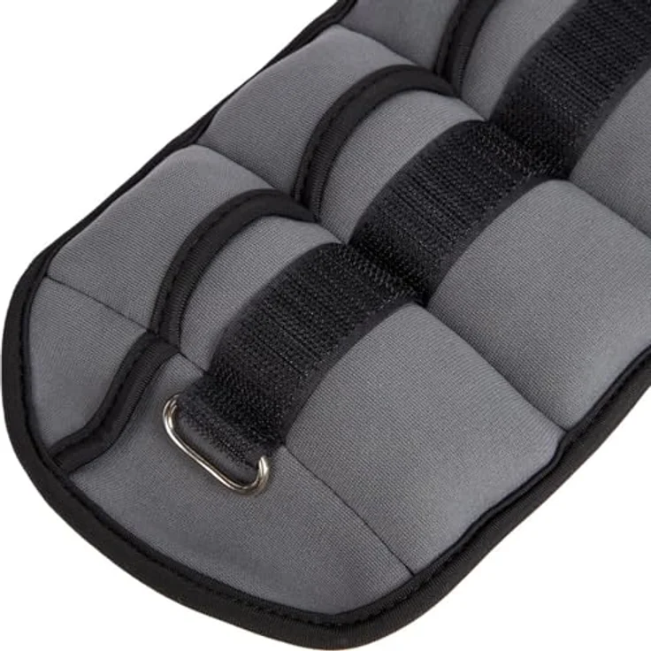 Energetics Unisex Ankle Wrist Weight 1.0, Handgelenk- & Knöchelgewichte, individuell verstellbar, Schwarz/Grau Dunkel, 1,5 kg – Bild 3