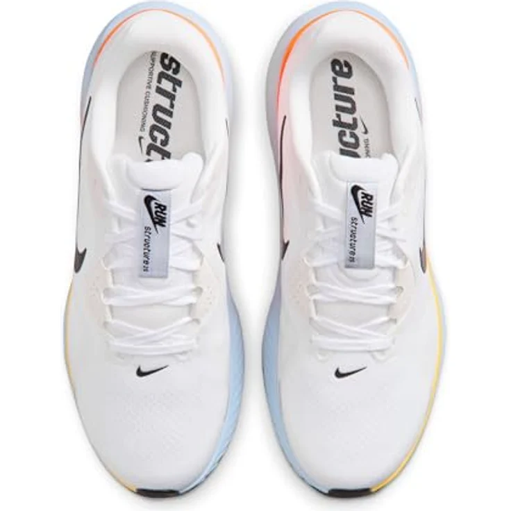 Nike Structure 26 Laufschuh mit ReactX-Schaumstoff, weiß, Gr. 44.5 – Bild 3