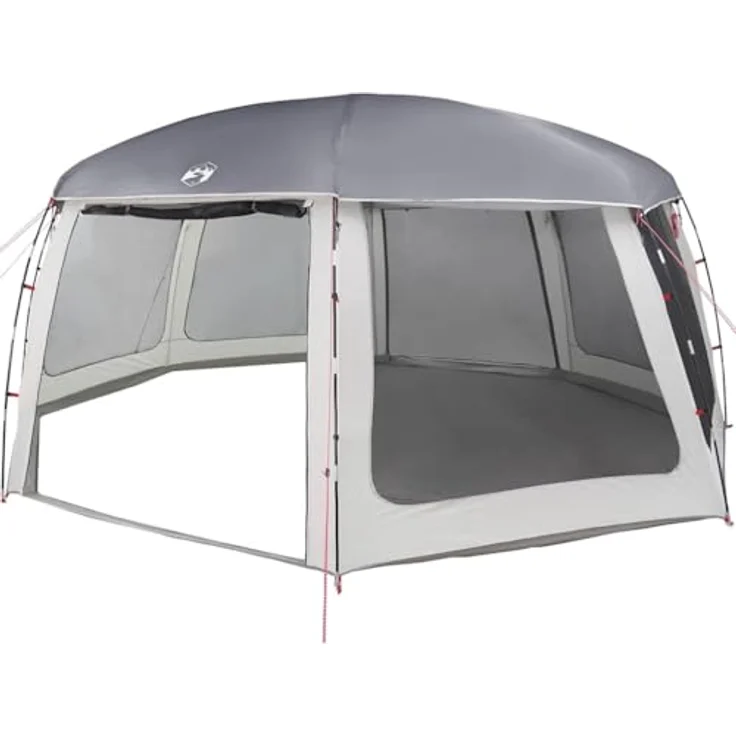 vidaXL Matana Zelt, wasserdichtes Polyester mit PU-Beschichtung, leicht und tragbar, abnehmbares Überzelt, ideal für Camping und Outdoor-Aktivitäten – Bild 7
