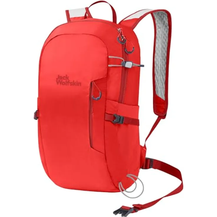 Jack Wolfskin ATHMOS Shape 16 Backpack, Tango orange, ONE Size - Leichter Wanderrucksack aus nachhaltigen Materialien