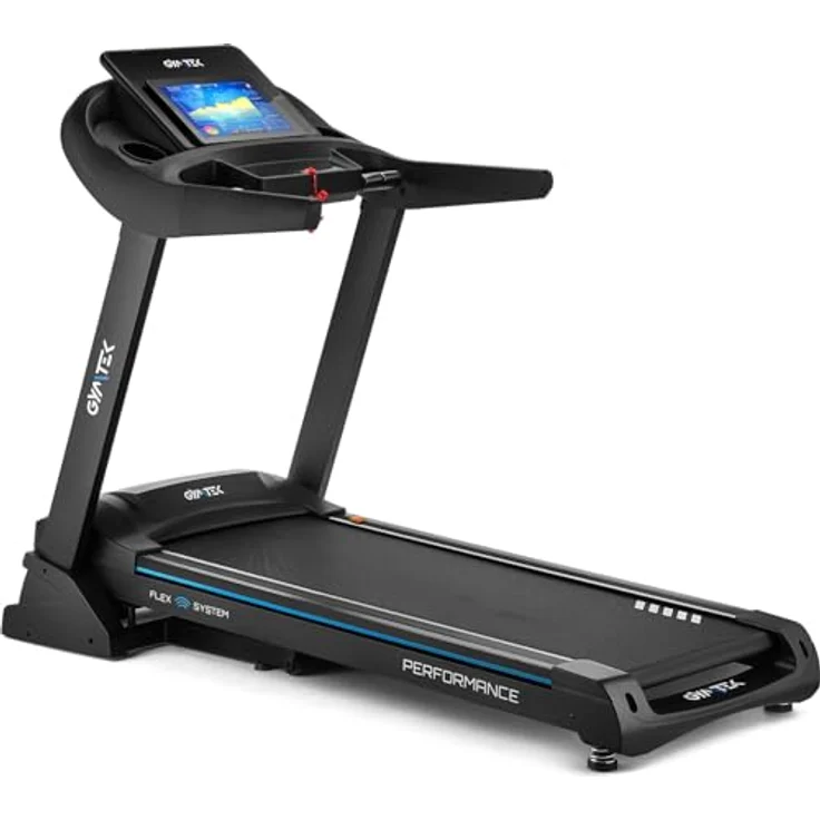 Gymtek XT900 Elektrisches Laufband für Zuhause 150kg, 1,0-20,0 km/h, Walking Pad Klappbar - Treadmill for Home, Laufbänder – Bild 1